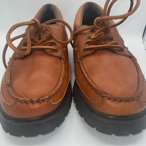 Coleman Chunky Leather Lace up Casual Shoes - Picture 2 of 8